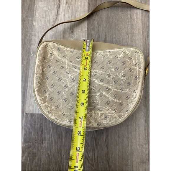 GUCCI Centennial Line Shoulder Bag GG PVC Leather White- VINTAGE PRELOVED FIXER - Picture 4 of 16